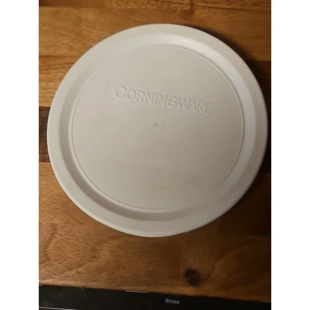Set Of 2 Vintage Corning Ware French White F-16-B 16oz Casserole Dishes W/ Lids